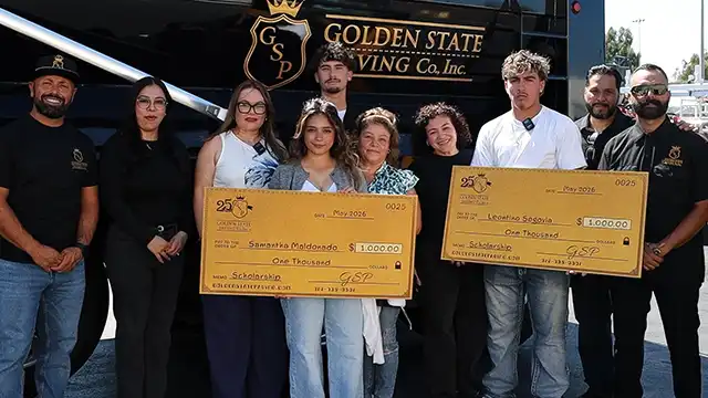 Golden State Paving Awards Inaugural Scholarships to Two Outstanding Local Students